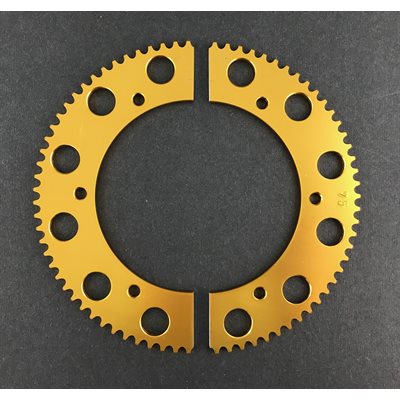 65T- 93T split sprocket (#219 chain)