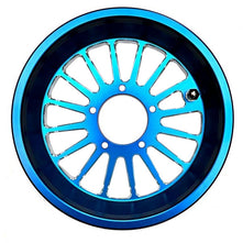 Go-Ped Blue 16 Spoke GSR/Pocket Bike Wheel Set.