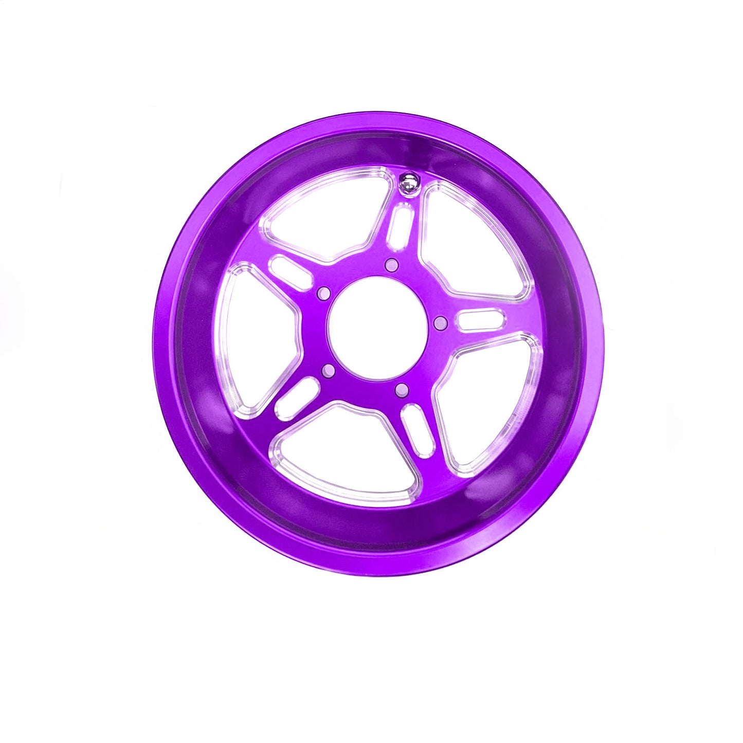 All Purple Zero Error Racing GoPed Static GSR/Pocket Bike Wheel.