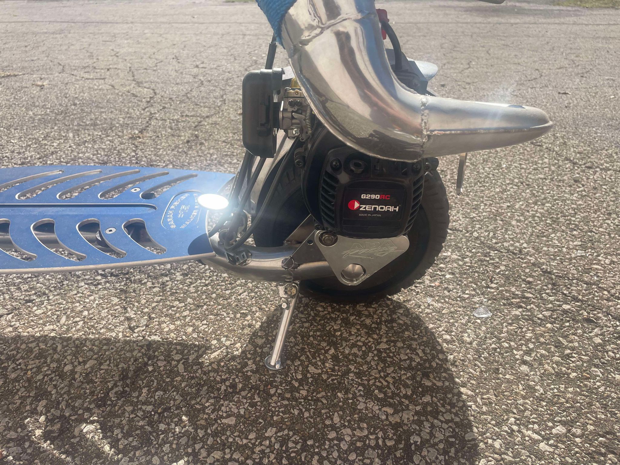 Mico Racing Goped Custom for INDY Car Driver Sarah Fisher Blue Bigfoot