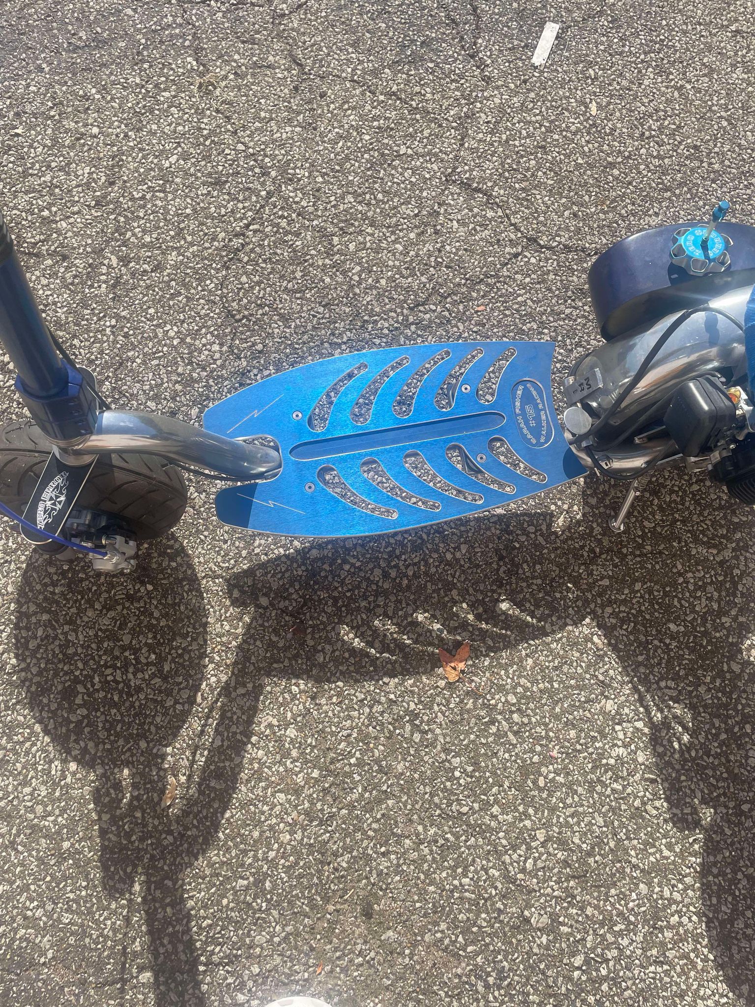 Mico Racing Goped Custom for INDY Car Driver Sarah Fisher Blue Bigfoot