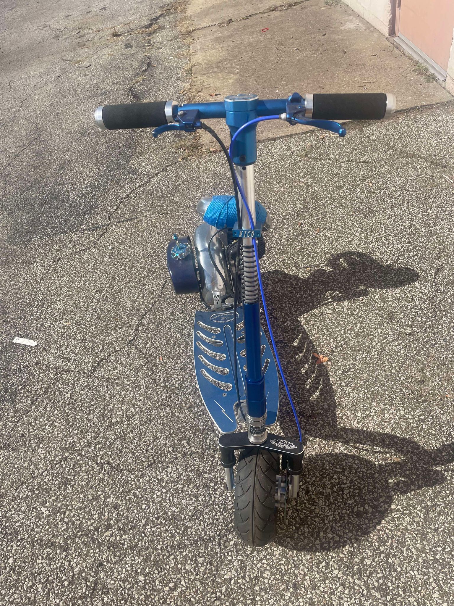 Mico Racing Goped Custom for INDY Car Driver Sarah Fisher Blue Bigfoot