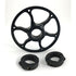 Kart 1-1 / 4" Floating Sprocket Hub, Black