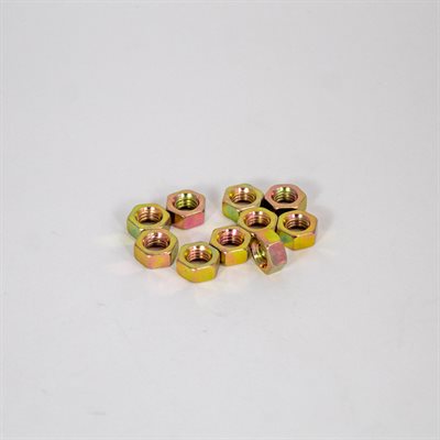 Jam Nuts, 8mm Left Hand (10 pack)