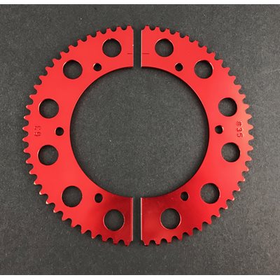 Pit Parts 53T split sprocket (#35 chain) Product Code: PP53