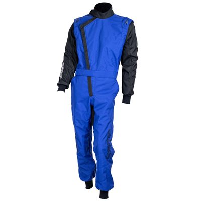 Zamp ZK-40 Adult Kart Race Suit Blue / Black