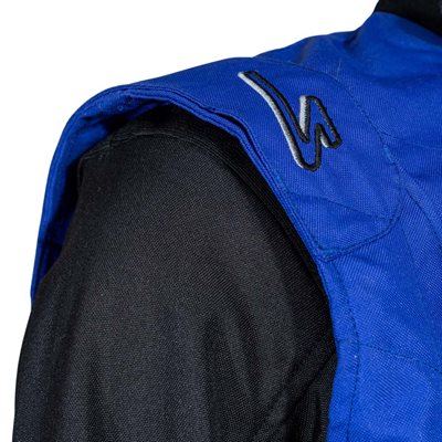 Zamp ZK-40 Adult Kart Race Suit Blue / Black