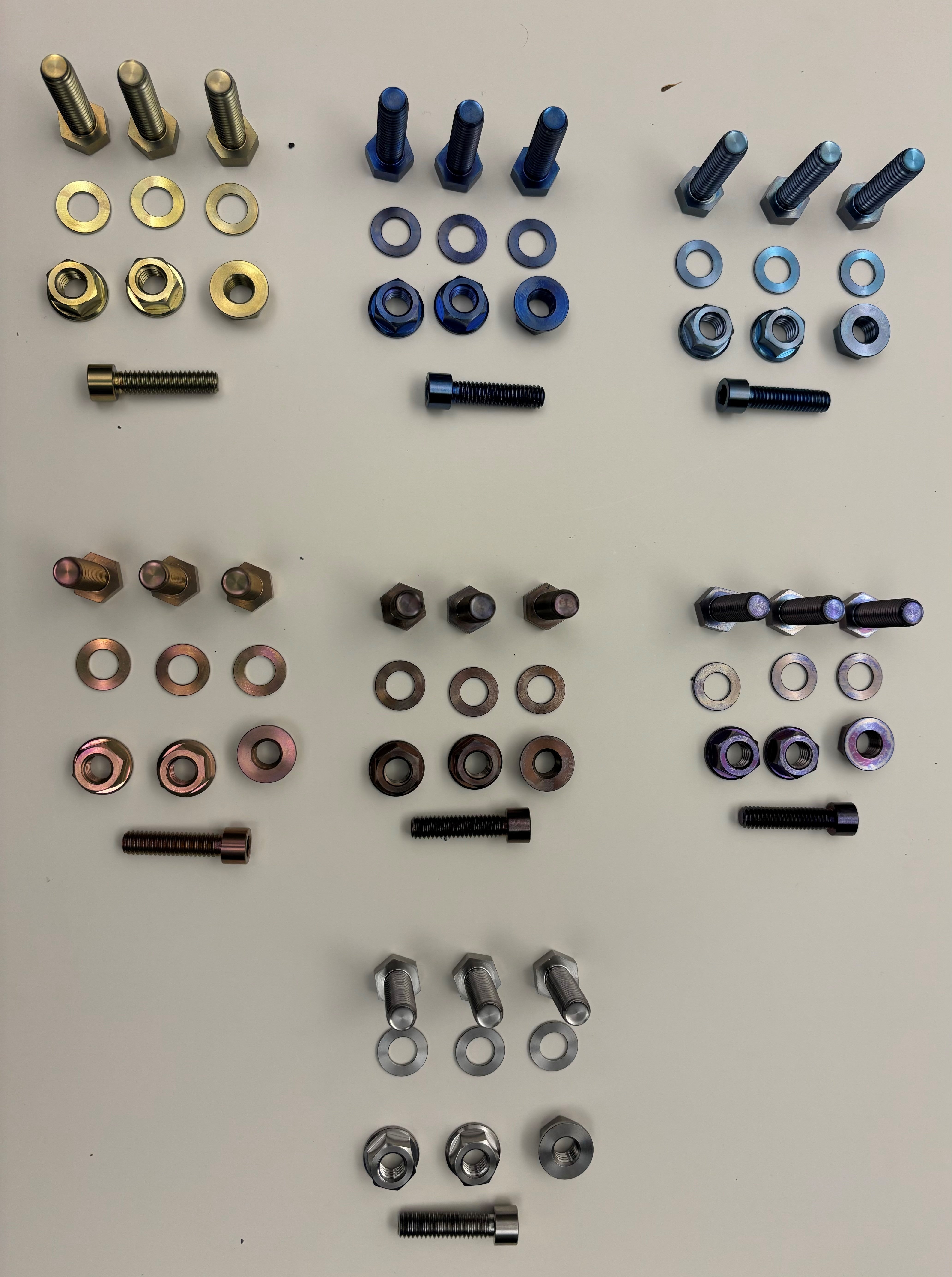 Jr Dragster Drive Hub Titanium Bolt Kit – Zero Error Racing