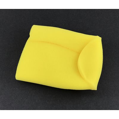 Prefilter, foam 3-3 / 4" x 6" closed end (yellow) Product Code: UIPFLC