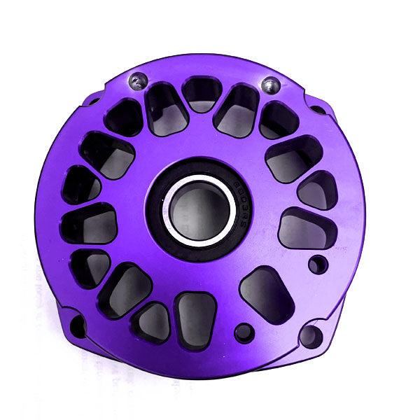 Top of a Purple Zero Error Racing 78mm GSR40 Clutch Housing.