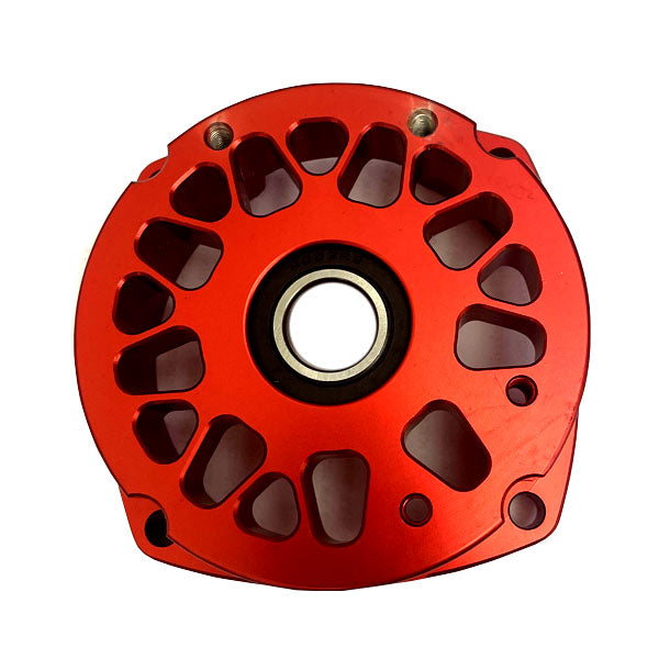 Top of a Red Zero Error Racing 78mm GSR40 Clutch Housing.