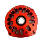 Top of a Red Zero Error Racing 78mm GSR40 Clutch Housing.