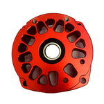 Top of a Red Zero Error Racing 78mm GSR40 Clutch Housing.