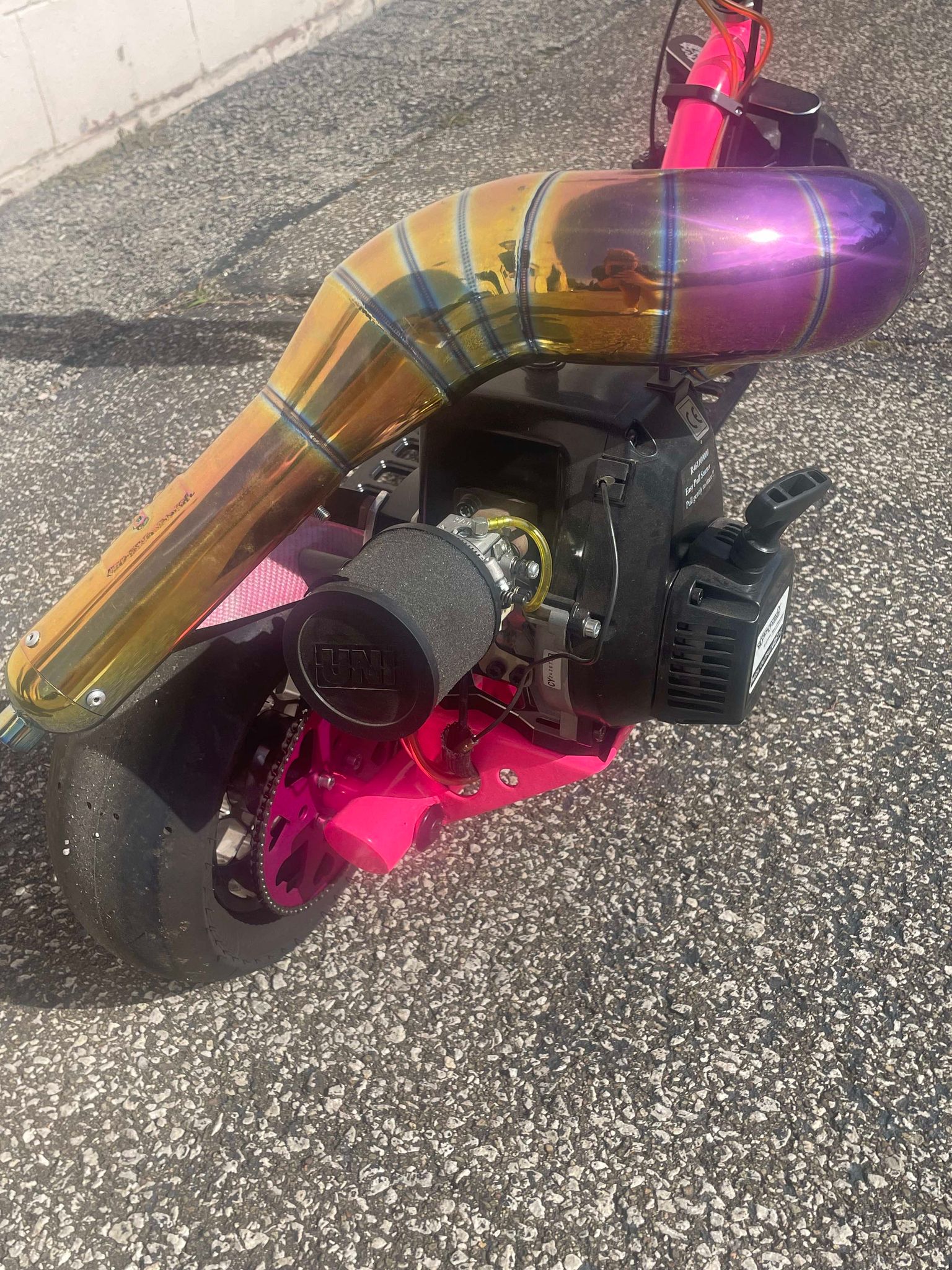 ZE Custom GoPed Pink Go-Ped GSR