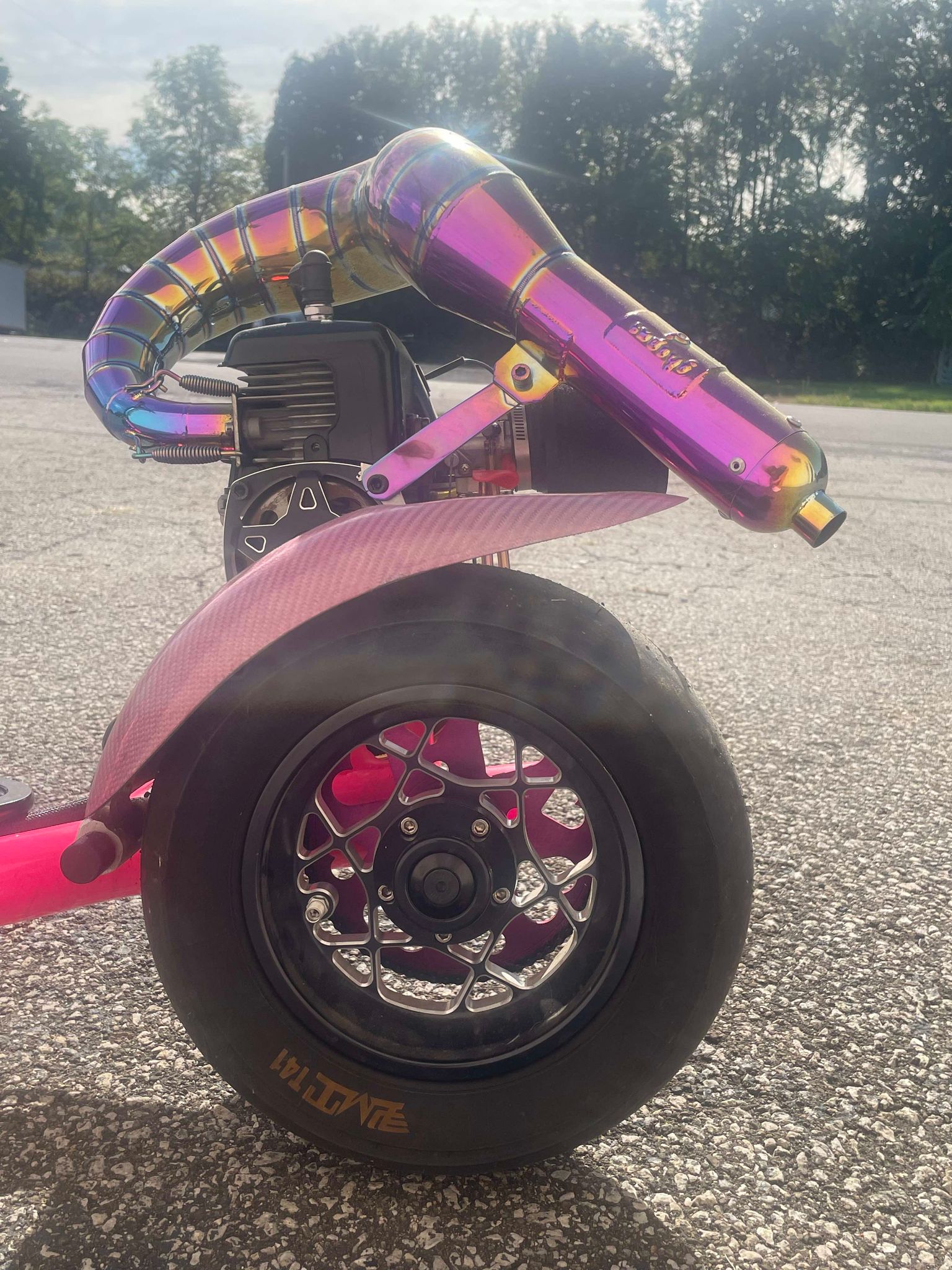 ZE Custom GoPed Pink Go-Ped GSR