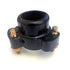 Quarter Midget Rear Hub with 1/4-28 Bronze Colored Titanium Bolts.