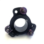 Quarter Midget Rear Hub with 1/4-28 Purple Titanium Bolts.