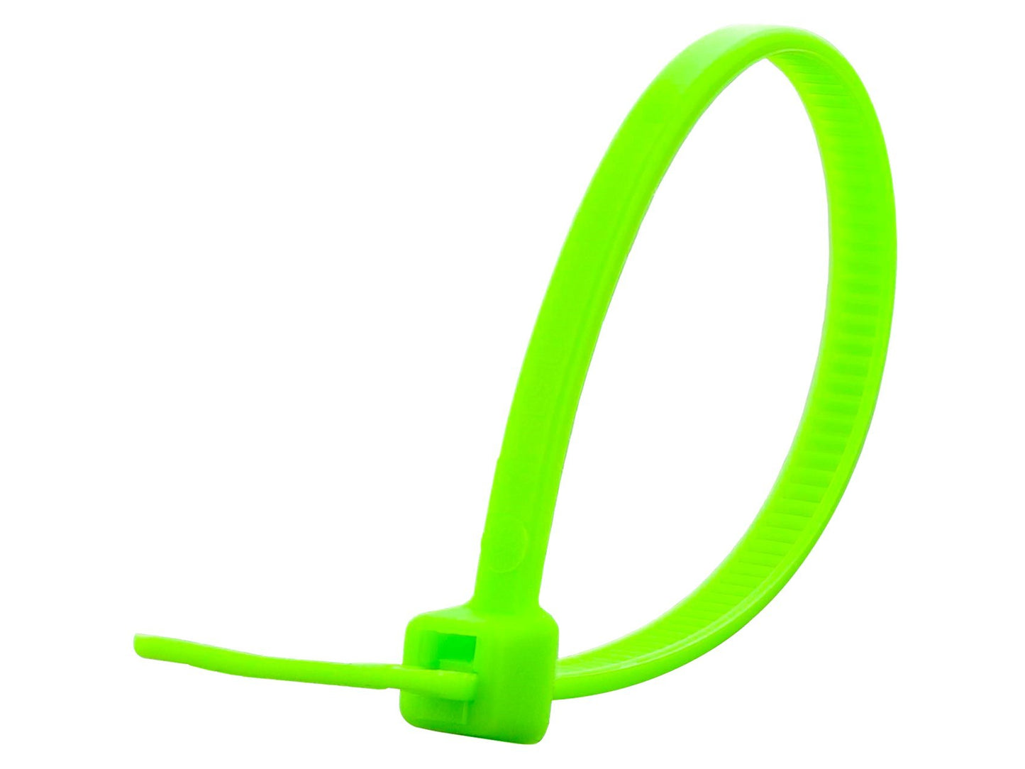 Neon Green Colored Cable Zip Tie.