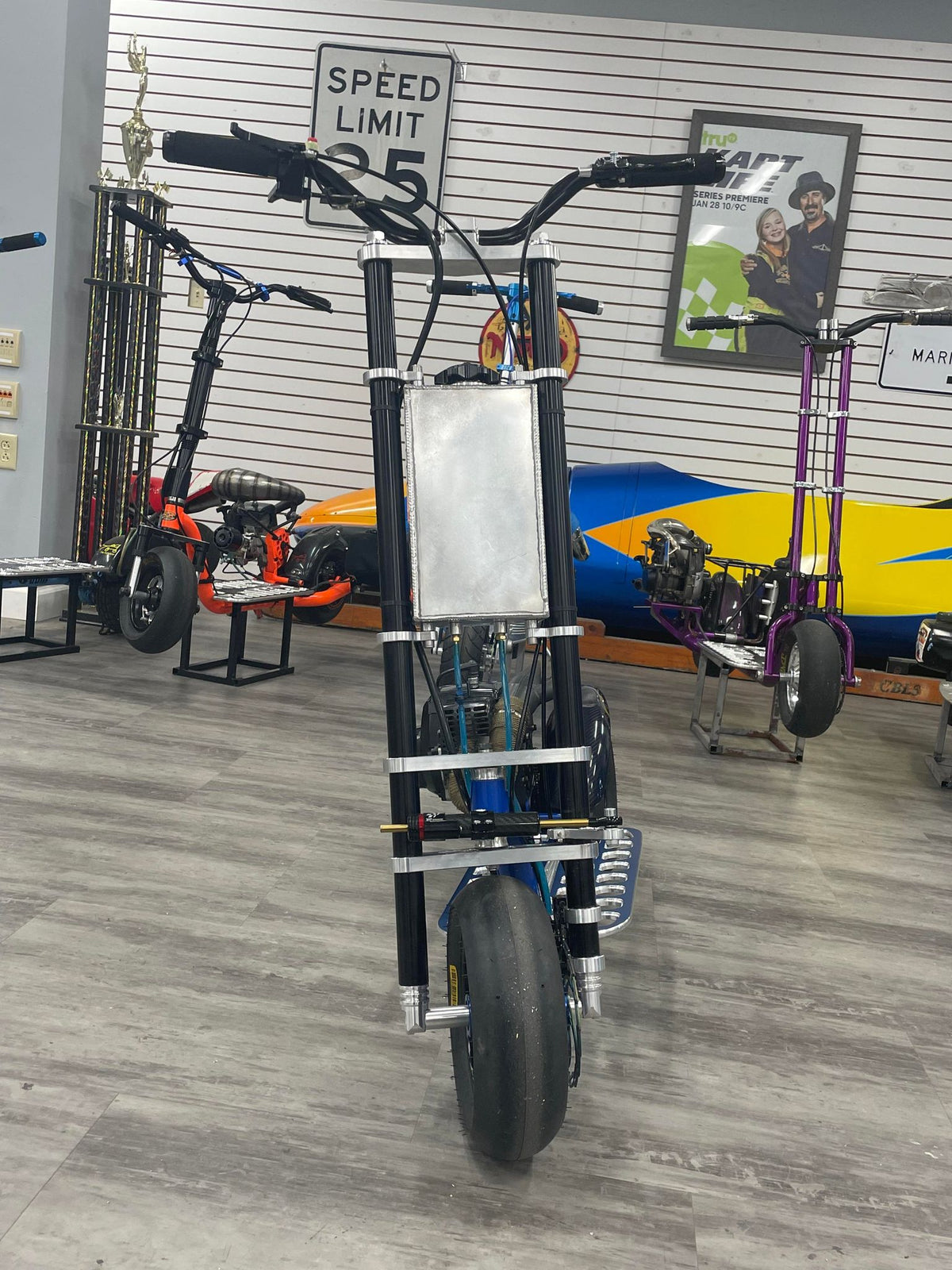 Boxer Racing Goped ZE GoPed GSR/BigFoot Triple Tree Front Assembly – Zero Error Racing