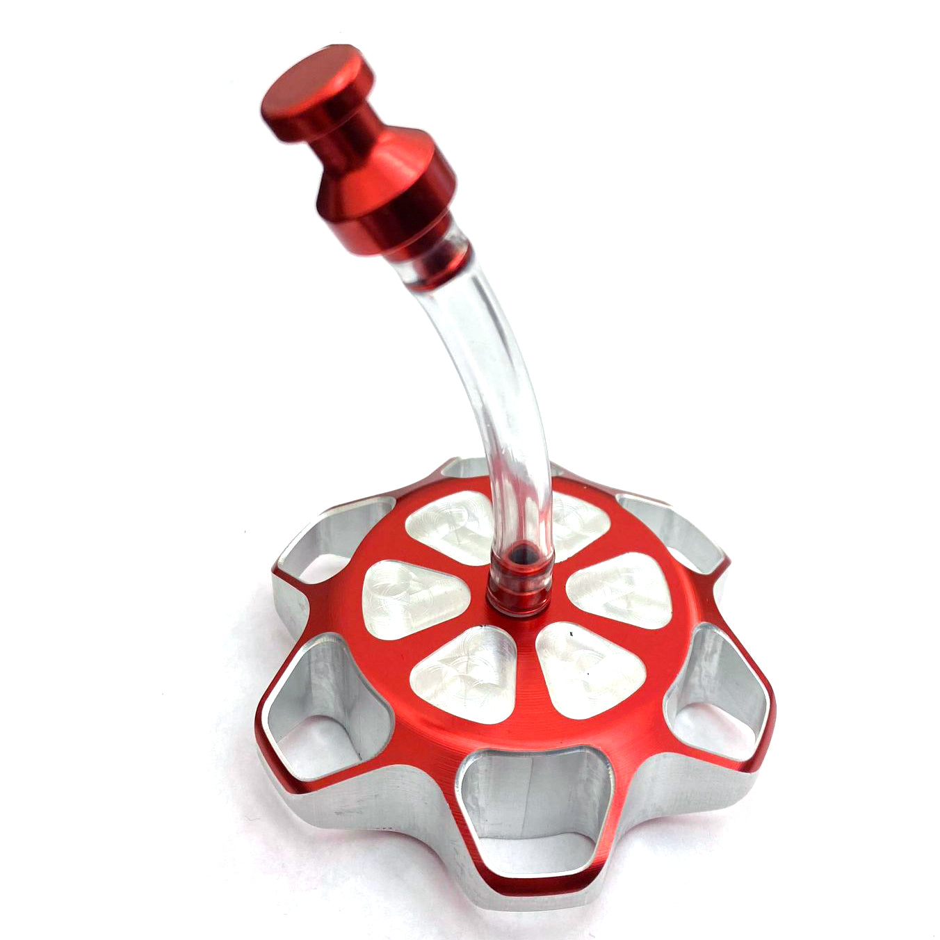 Red Zero Error Racing GoPed V2 Vented 6 Point Gas Cap.