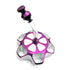 Purple Zero Error Racing GoPed V2 Vented 6 Point Gas Cap.