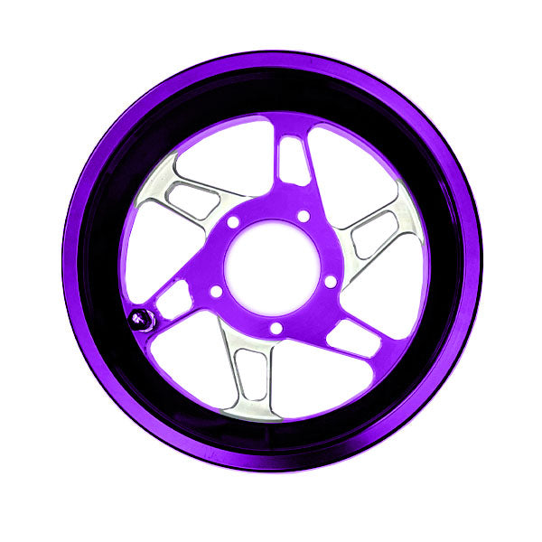 Purple Zero Error Racing GoPed Blitz GSR and Pocket Bike Wheel Set.