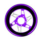 Purple Zero Error Racing GoPed Blitz GSR and Pocket Bike Wheel Set.