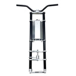 Front of a Zero Error Racing GoPed GSR/BigFoot Triple Tree Front Assembly.