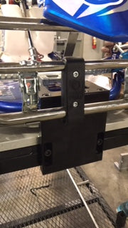 Front of an Energy Kart on a Zero Error Racing Frame Table.
