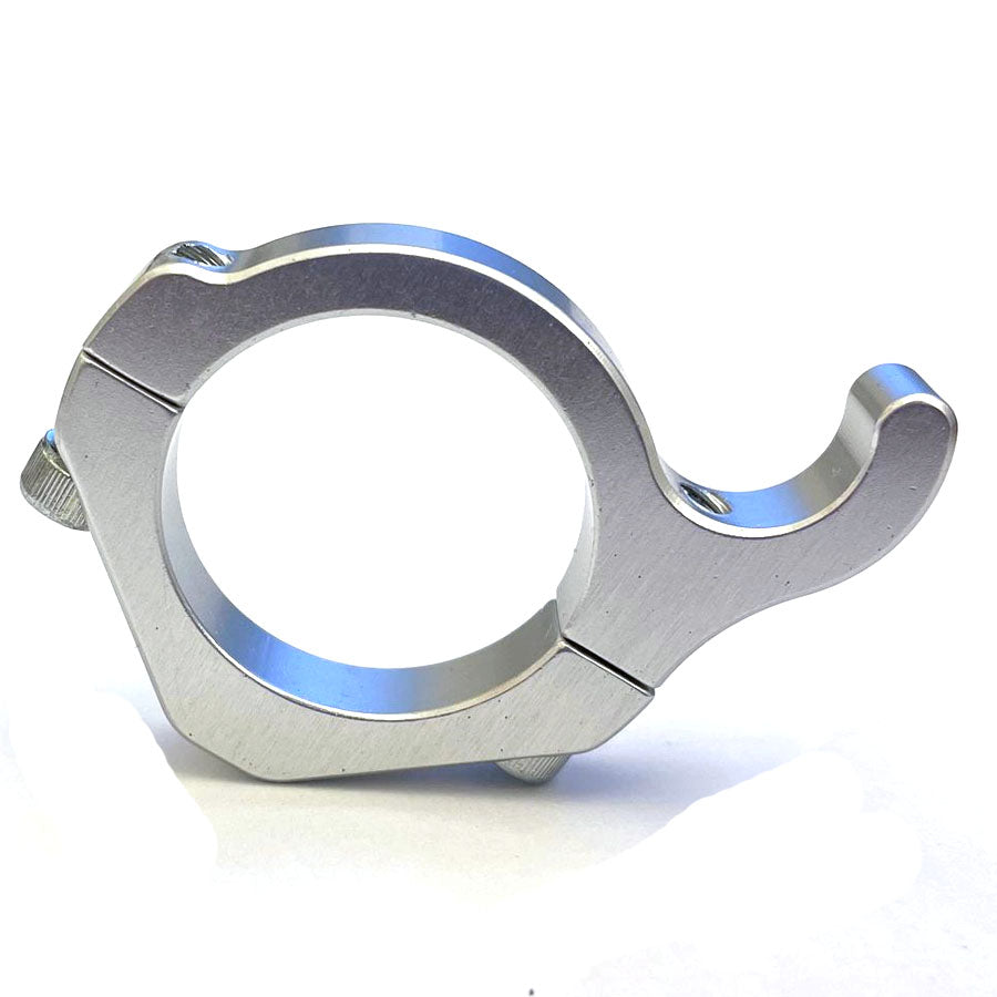 Silver Zero Error Racing Junior Dragster Billet Helmet Hook.