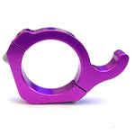 Purple Zero Error Racing Junior Dragster Billet Helmet Hook.