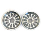 Two Silver Zero Error Racing GoPed Crucifier GSR/Pocket Bike Wheels.