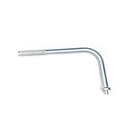 Top Down View of a Zero Error Racing Quarter Midget Billet Aluminum Axle Nut Wrench with Handle.