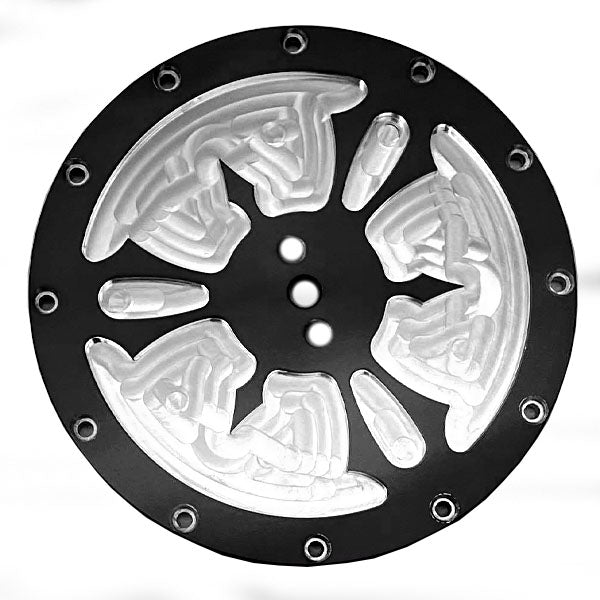 Black Zero Error Racing Junior Dragster Impaler Polar Clutch Cover.