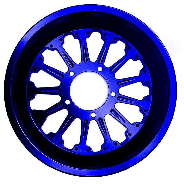 Blue Zero Error Racing GoPed Crucifier GSR/Pocket Bike Wheel.