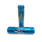 Blue Zero Error Racing GoPed Flame Handle Bar Grips.