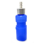 Blue Karting Overflow Bottle with Cap.