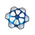 Blue Zero Error Racing GoPed Vented Gas Cap 6 Point.
