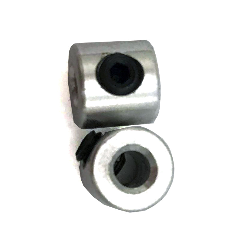 Top Down View on Quarter Midget Billet Aluminum Trick Cable Clamps.