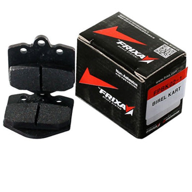 Front of a Set of OTK Tony Kart Frixa Brake Pads for Karting.