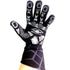 Palm Side of a Black Zero Error Racing Race Glove.