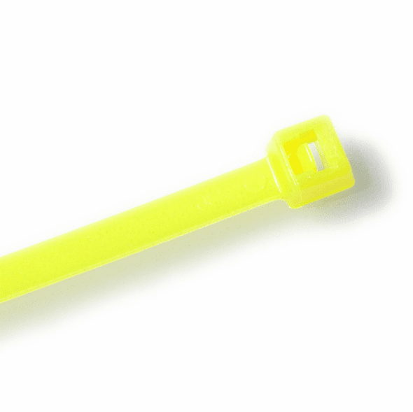 Fluorescent Yellow Colored Cable Zip Tie.