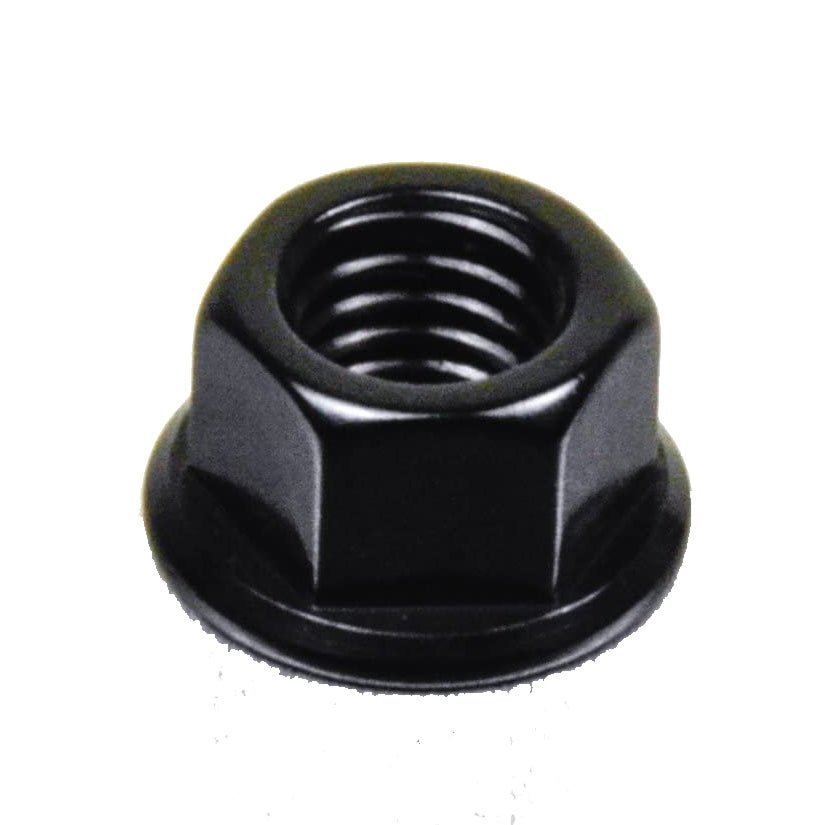 Quarter Midget Grade 8 Motor Plate Flange Black Nut.