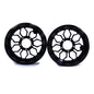 Two Black Zero Error Racing GoPed Skeletor GSR/Pocket Bike Wheels.