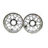 Polished Silver Zero Error Racing GoPed Skeletor GSR/Pocket Bike Wheel Set.