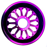 Purple Zero Error Racing GoPed Crucifier GSR/Pocket Bike Wheel.