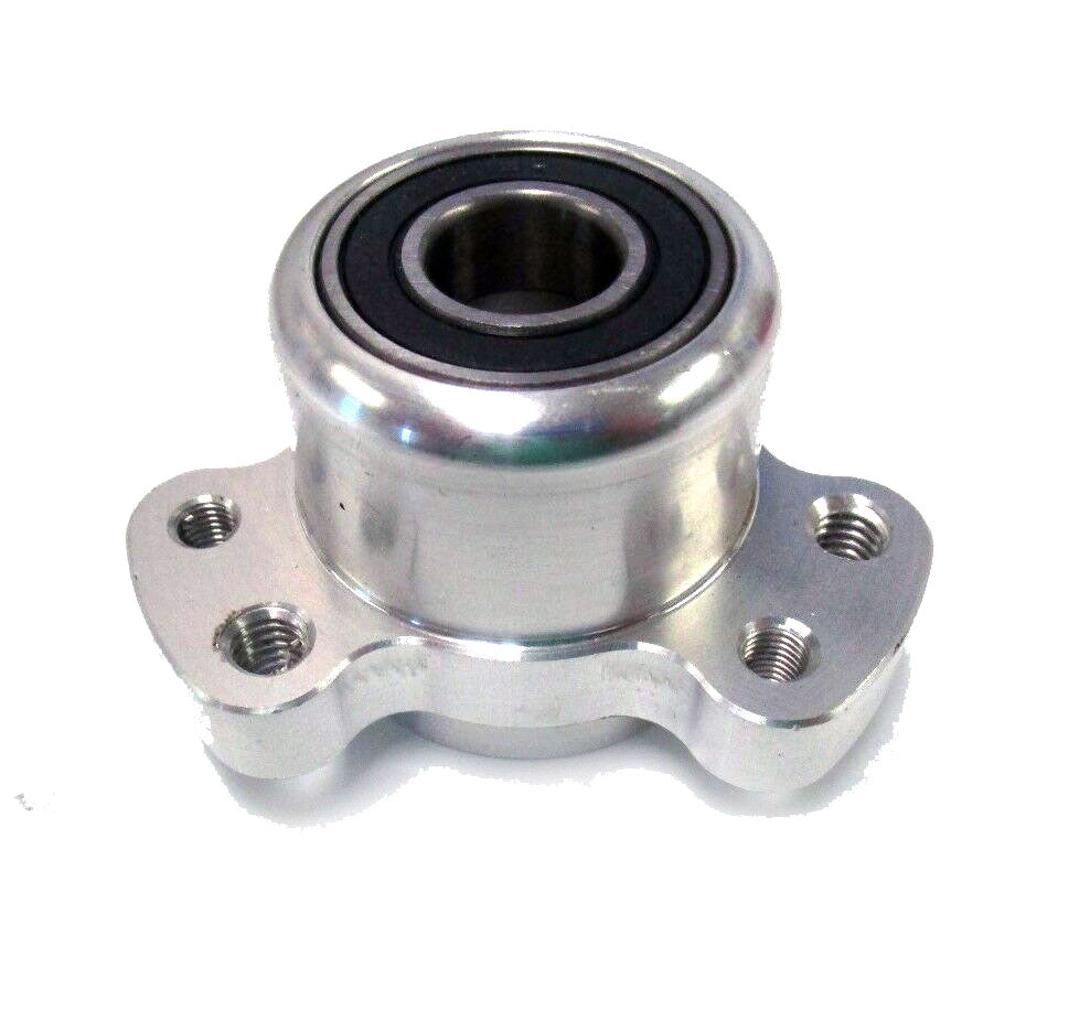 Front of a Silver Quarter Midget Front Hub.