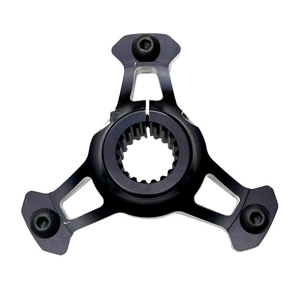 splined drive hub black