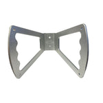 Silver Zero Error Racing Junior Dragster Billet Aluminum Steering Wheel.