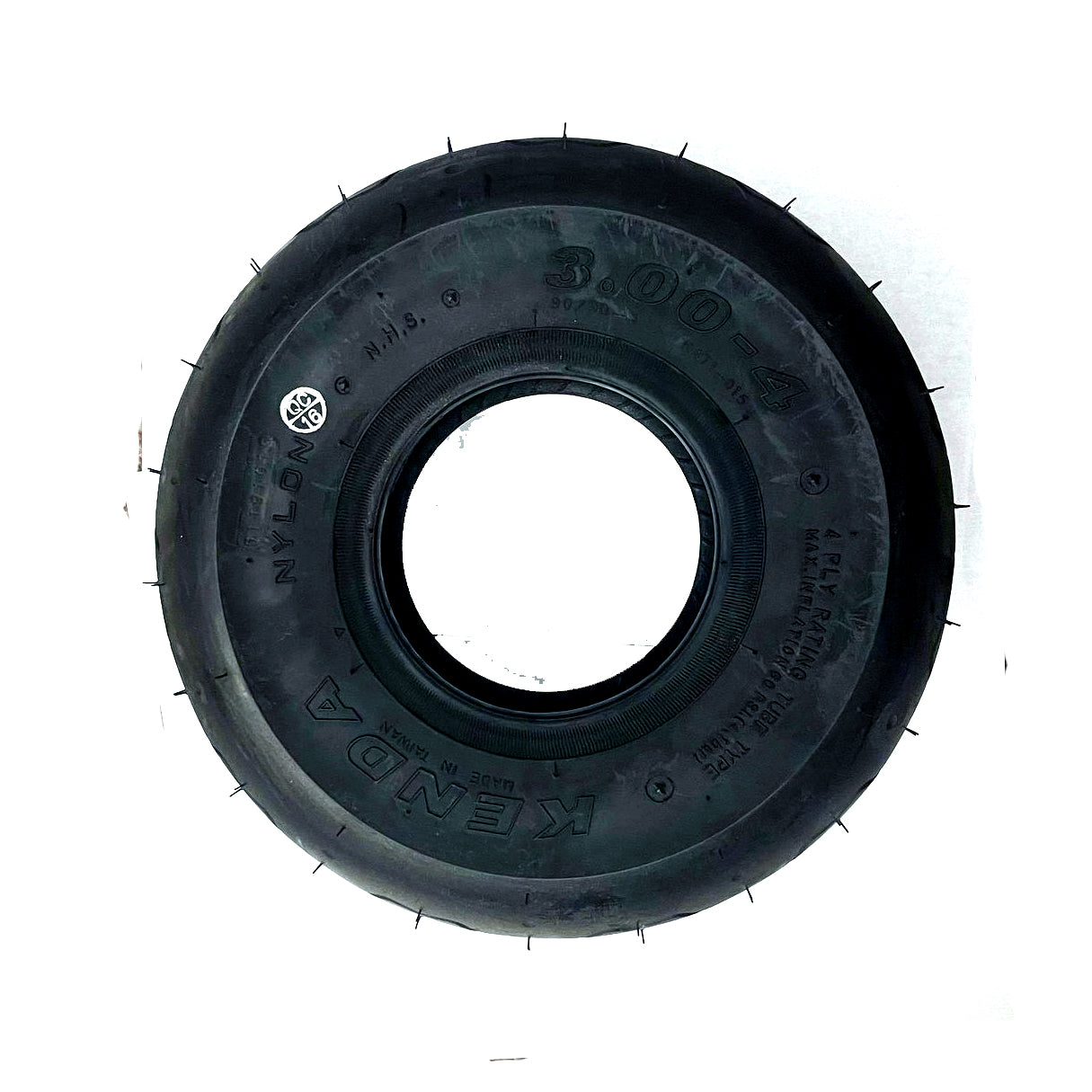 Side of a KENDA Bigfoot Go-Ped Tire.